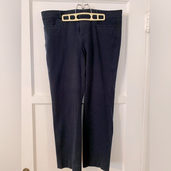 Banana Republic Rare Jackson fit navy blue ankle slacks office GUC 12 - Picture 6 of 6